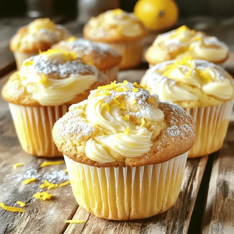 To make the best lemon cream cheese muffins, you need simple ingredients. Here’s what you need for this lemon cream cheese muffins recipe.