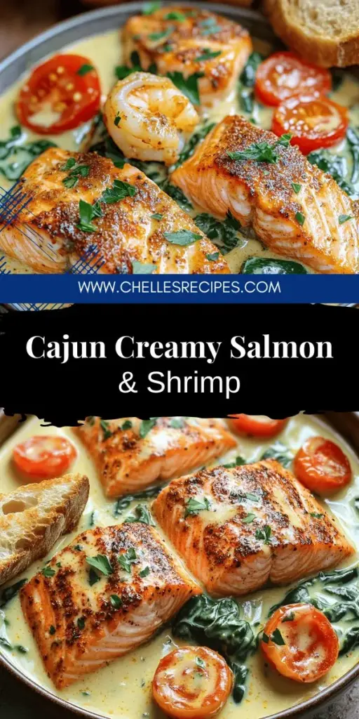 Elevate your dinner with the Cajun Creamy Delight: Salmon and Shrimp recipe! This dish bursts with bold flavors and creamy goodness, perfect for family gatherings or cozy nights. You'll find easy steps and helpful tips to ensure a tasty meal everyone will love. Fresh ingredients make all the difference, enhancing the deliciousness of this Cajun seafood delight. Click through to explore the full recipe and bring this delightful dish to your table tonight!