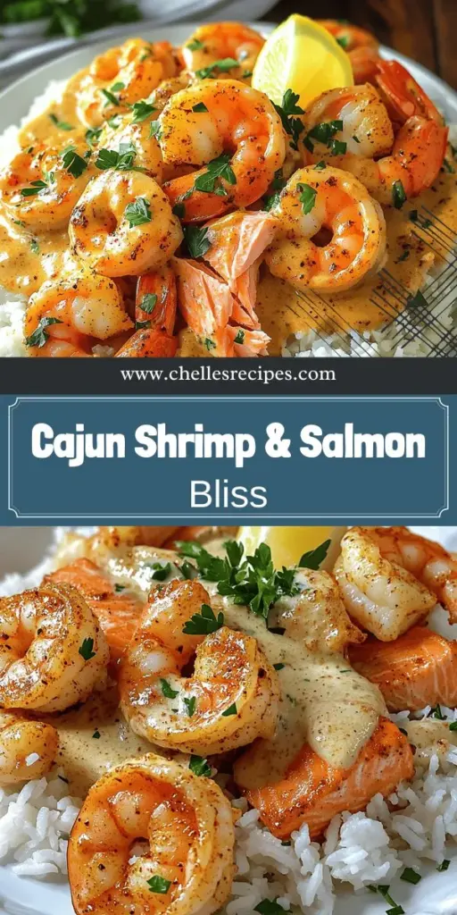 Spice up your dinner with this delicious Cajun Shrimp & Salmon with Garlic Cream recipe! Filled with bold flavors and a creamy sauce, this dish is perfect for seafood lovers ready to impress. Discover essential ingredients, cooking techniques, and serving suggestions that will elevate your meal. Don’t miss out on making this easy yet impressive dish at home. Click through now to explore the full recipe and bring this tasty delight to your table!