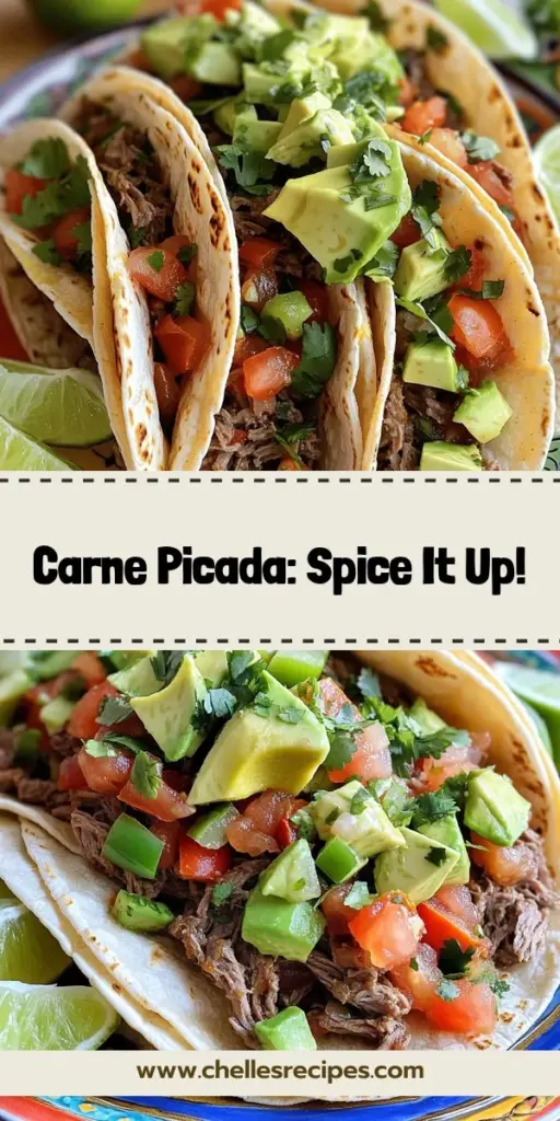 Elevate your meals with mouthwatering carne picada recipes! This flavorful cut of meat is ideal for tacos, burritos, and more, offering a unique taste that’s sure to impress. In this blog post, you’ll discover simple cooking tips, cultural insights, and delicious recipes, including zesty carne picada tacos. Click through to unlock the secrets of carne picada and transform your dishes into a culinary delight! Enjoy exploring these tasty meals!