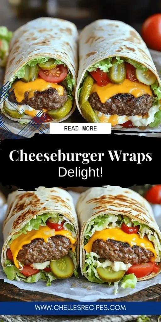 Craving a delicious and fun meal? Discover how to make the Best Recipe For Grilled Cheeseburger Wraps Delight, where classic cheeseburger flavors meet easy-to-eat wraps! This guide covers essential ingredients, cooking tips, and creative variations that cater to everyone’s tastes. Perfect for quick dinners or gatherings, these wraps are a hit! Click through to explore the full recipe and impress your friends and family with this tasty twist!