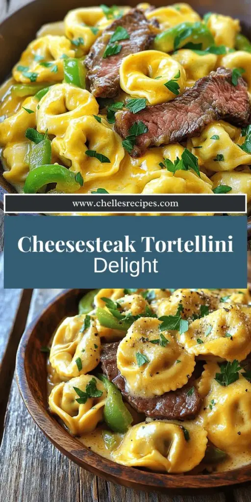 Indulge in the ultimate comfort food with our Savory Cheesesteak Tortellini in Creamy Provolone Sauce. This delicious recipe combines tender cheese tortellini with juicy sirloin steak, sautéed veggies, and a rich creamy sauce that's sure to impress. Perfect for family dinners or gatherings, this dish is easy to make and packed with flavor. Don’t miss out—click through to discover the complete recipe and elevate your dinner game tonight!