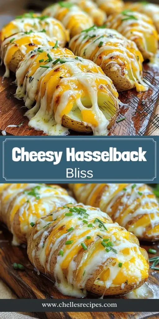 Elevate your comfort food with the Ultimate Cheesy Hasselback Potatoes Recipe! These beautifully sliced potatoes filled with gooey cheese and flavorful toppings are sure to be the highlight of your dinner table. Easy to make and customizable, they pair perfectly with any meal. Impress your family and friends with each crispy, cheesy bite. Click through for the full recipe and get ready to cook this delicious dish today!