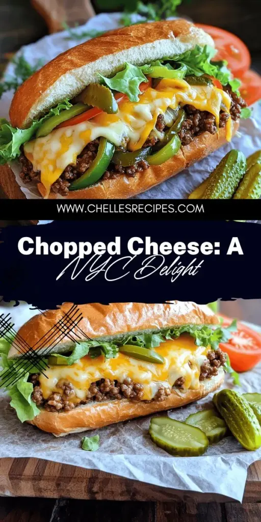 Discover the mouthwatering world of the Chopped Cheese Sandwich, a delightful and easy recipe that brings the flavors of New York City right to your kitchen! With a scrumptious blend of ground beef, melted cheese, and fresh veggies tucked in a toasted hoagie roll, this sandwich is comfort food at its finest. Explore its history, preparation tips, and fun variations to customize it just for you. Click through to dive into the full recipe and create your own chopped cheese masterpiece today!