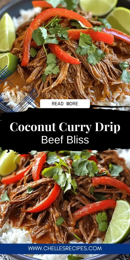 Elevate your dinner with a delightful Coconut Red Curry Drip Beef recipe! Discover how to create tender, flavorful beef simmered in a creamy coconut sauce, balanced with spicy red curry. This dish is simple to make and perfect for impressing guests or enjoying a comforting meal at home. Click through to explore the full recipe, cooking tips, and serving suggestions that will leave your taste buds craving more!