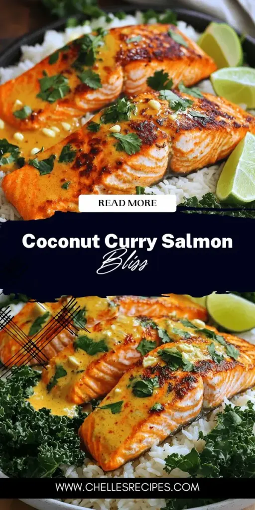 Looking for a quick and tasty dinner? Try this Coconut Curry Salmon with Garlic Butter recipe! In just 25 minutes, you can create a flavorful meal that’s packed with healthy ingredients. Learn how to make a creamy coconut curry sauce and perfectly cooked salmon that’s sure to impress. Don’t miss out on this delightful dish! Click through for the full recipe and get ready to elevate your dinner tonight!