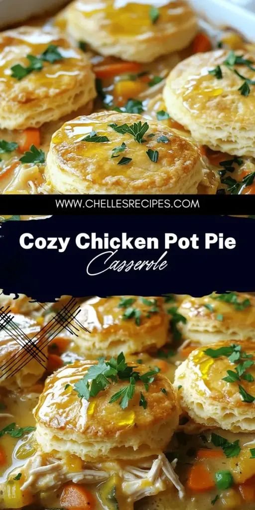 Looking for a delicious and easy family meal? Try this Easy Chicken Pot Pie Casserole that everyone will love! Packed with tender chicken, mixed veggies, and a buttery biscuit topping, it's perfect for busy nights. Not only is it simple to prepare, but there are plenty of ways to customize it to suit your family’s taste. Click through to discover the full recipe and tips for a comforting dish that will warm your dinner table!