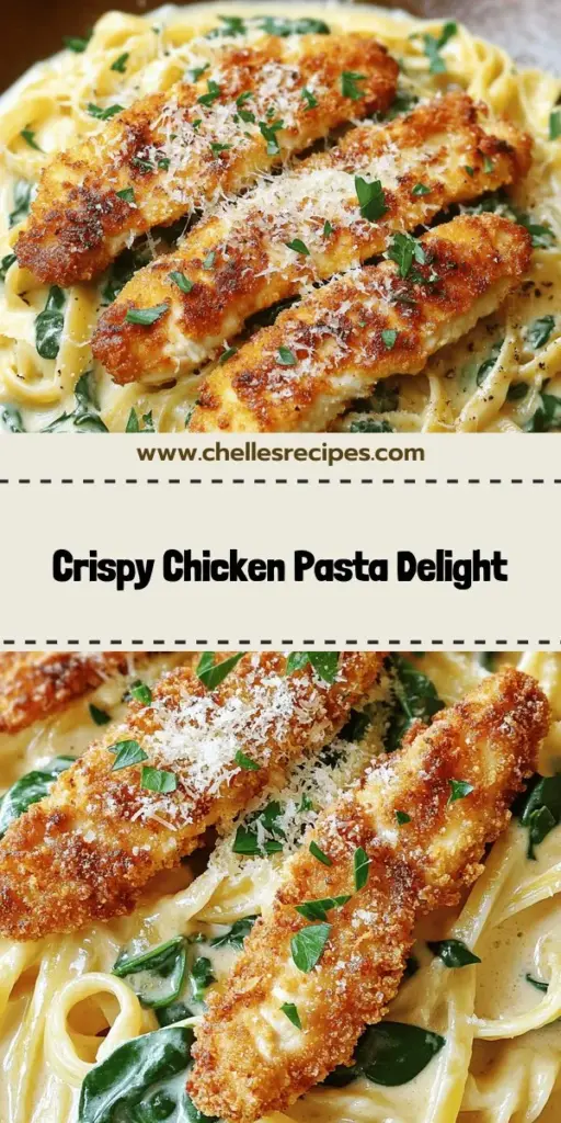Craving a delicious meal that's quick and easy? Try this Crispy Chicken with Creamy Pasta that will wow your family and friends! Discover simple steps to achieve perfectly crispy chicken and a rich, smooth pasta sauce. With fresh ingredients and versatile variations, this dish is perfect for any occasion. Ready to impress at your next dinner? Click through for the full recipe and take your cooking to the next level with this flavorful meal!