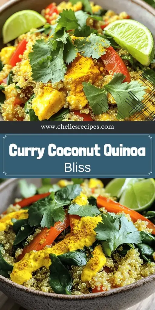 Discover the delightful flavors of a Curry Coconut Quinoa Bowl at Cuisine Corner! This inspiring recipe combines the nutty goodness of quinoa with creamy coconut milk and aromatic spices, offering a dish that's not only healthy but also bursting with taste. Learn essential cooking techniques, experiment with variations, and elevate your culinary skills. Click through for the full recipe and embark on a flavorful cooking journey today!