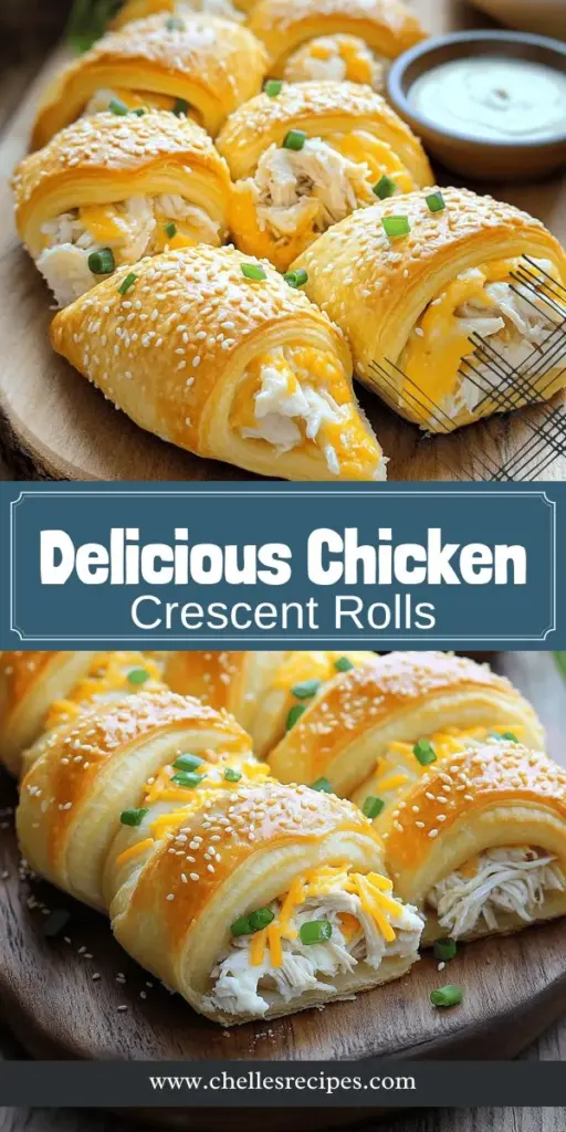 Impress your family with easy and flavorful Chicken Crescent Rolls, the perfect dish for any meal! This recipe blends tender chicken with a creamy filling inside flaky crescent dough, creating a delightful treat everyone will love. Discover step-by-step instructions, fun variations, and serving tips to make your dinners unforgettable. Click through for the full recipe and start crafting your delicious Chicken Crescent Rolls today!