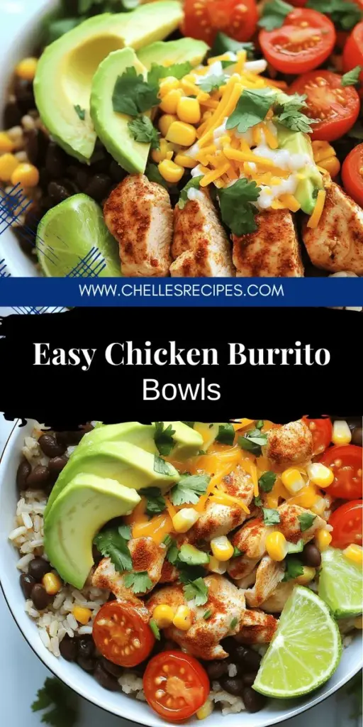 Satisfy your cravings with savory burrito bowls with chicken that are both delicious and easy to make! This recipe is packed with flavor and customizable ingredients for any palate. Discover essential tips for cooking chicken and adding nutritious toppings to elevate your meal. Whether you're prepping for the week or enjoying a cozy family dinner, these burrito bowls are sure to impress. Click through for full recipes and transform your meal times!
