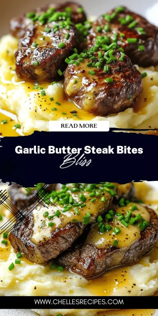 Elevate your dinners with this mouthwatering Garlic Butter Steak Bites and Mash Delight Recipe! Indulge in tender steak bites coated in rich garlic butter paired with creamy mashed potatoes that are easy to make and bursting with flavor. In this post, you'll find step-by-step instructions and tips to create the perfect dish for any occasion. Click through to explore this delicious recipe and impress your guests tonight!