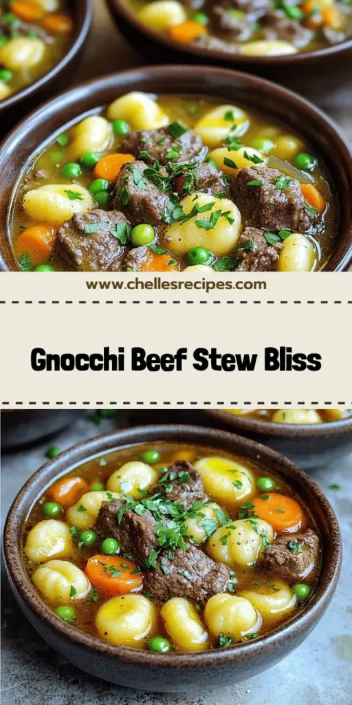 Warm up with a delightful Potato Gnocchi Beef Stew that brings comfort to your table! This hearty dish features tender beef, soft gnocchi, and fresh vegetables, making it perfect for family dinners or impressing guests. With easy steps and flavorful tips, you'll create a meal everyone will love. Ready to get cooking? Click through for the full recipe and discover how to make this soul-warming stew today!