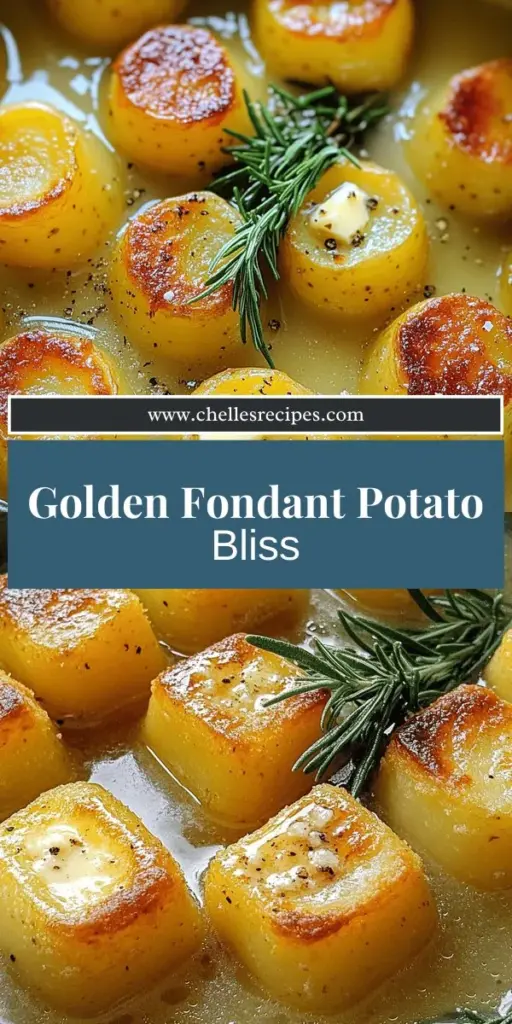Discover the delicious world of fondant potatoes, the perfect side dish that combines crispy texture with buttery flavor. In this guide, you'll learn how to prepare these golden treats, explore their rich history, and find creative variations to impress your guests. Whether you're a seasoned chef or a home cook, fondant potatoes are easy to make and elevate any meal. Click through for the full recipe and tips to make the most of this flavorful side dish!