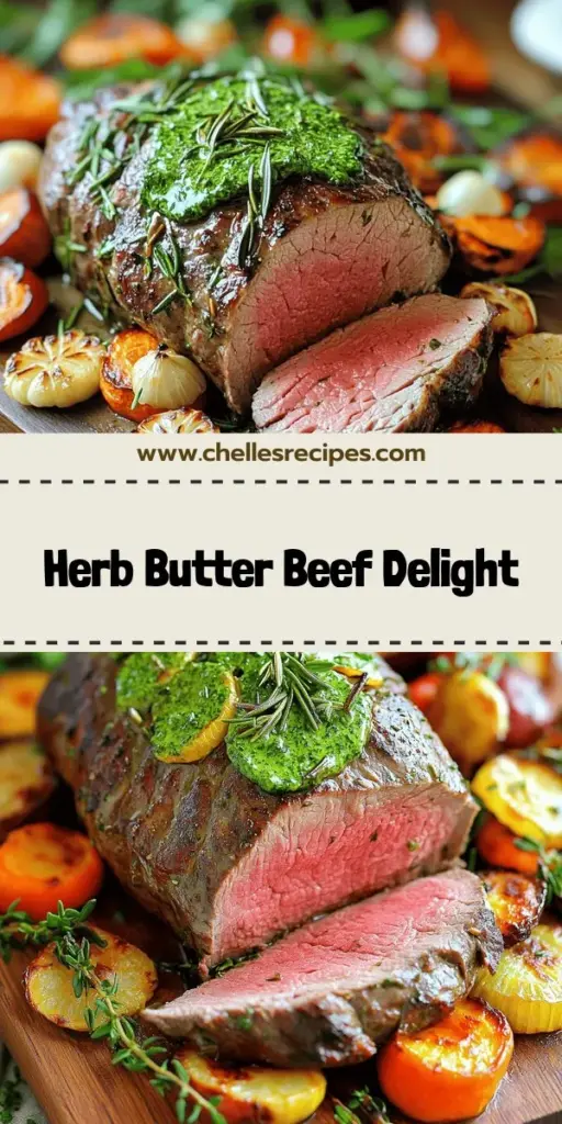 Impress your guests with a delicious Herb Butter Beef Tenderloin Roast that's simple to make and packed with flavor! This recipe features juicy beef perfectly seasoned with fresh herbs and a rich garlic butter that takes your dinner to the next level. Explore essential tips for selecting quality beef, cooking techniques, and mouthwatering side dishes that complement your meal. Ready to wow at your next dinner party? Click through to discover the full recipe!