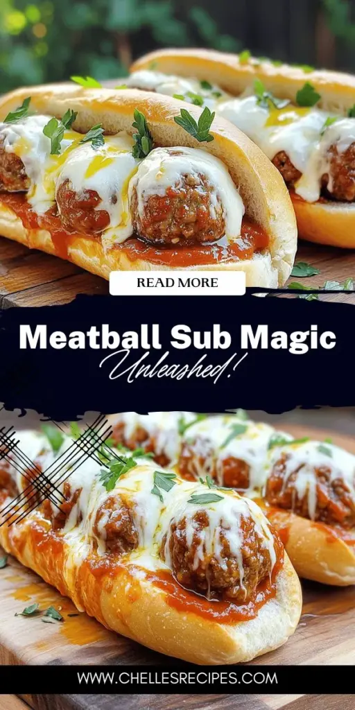 Sink your teeth into a delicious beefy meatball sub with this flavorful and simple recipe! Discover how to make juicy homemade meatballs using a perfect blend of beef and pork, along with tips for the best marinara sauce and toppings. Elevate your sandwich experience by learning about unique variations and perfect pairings. Click through to explore the full recipe and create a mouthwatering meal that your family will love!