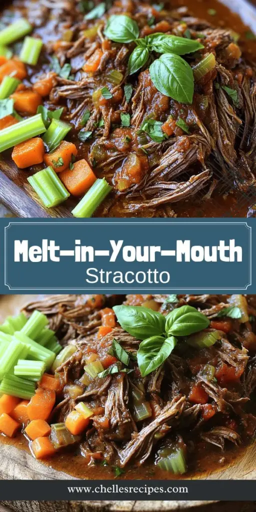 Indulge in the rich flavors of Italian Pot Roast, or Stracotto, and create a meal that your family will adore! This recipe features tender, slow-cooked beef infused with simple yet delicious ingredients like garlic, herbs, and vegetables. Perfect for any occasion, it's a comforting dish that delivers melt-in-your-mouth goodness. Ready to impress your guests? Click through to unlock the full recipe and start cooking your way to a heartwarming dinner!