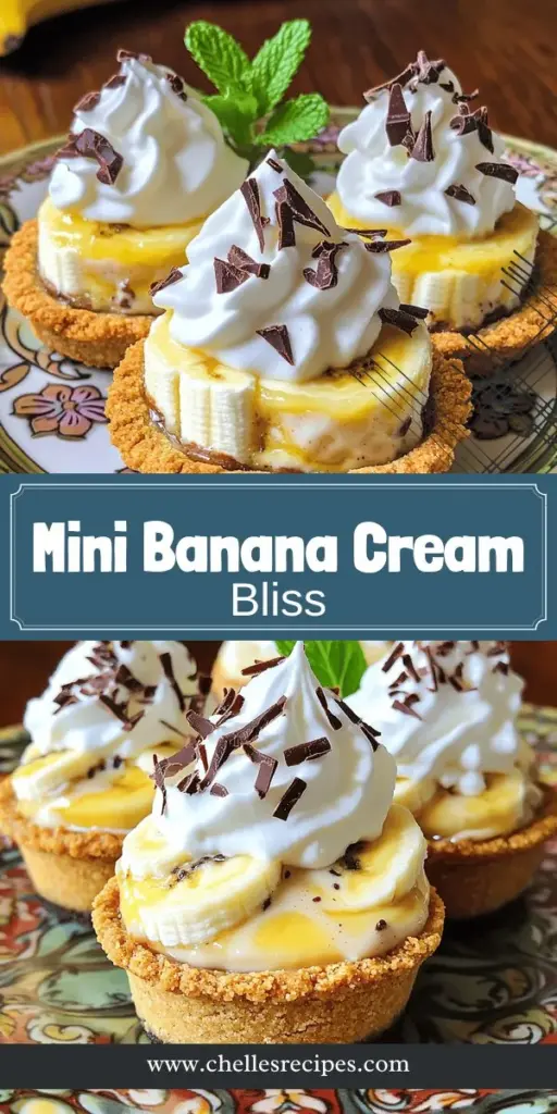 Discover the joy of making Mini Banana Cream Pies with this simple and tasty recipe! Perfect for parties or a quick dessert fix, these delightful mini treats are easy to prepare and absolutely scrumptious. With just a few ingredients, you can create a creamy, flavorful indulgence that everyone will love. Check out the full recipe for tips, variations, and presentation ideas that will impress your guests. Click through to start baking your new favorite dessert today!