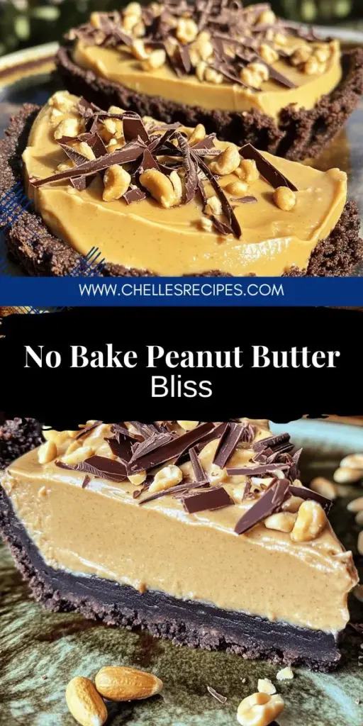 Indulge in an easy and delightful treat with this no bake peanut butter pie recipe! Perfect for satisfying your sweet cravings, this creamy dessert combines simple ingredients like chocolate cookies, peanut butter, and whipped cream without the need for an oven. Explore fun variations and garnishing tips to elevate your pie. Click through to discover the full recipe and whip up this delicious pie for your next gathering or family night!