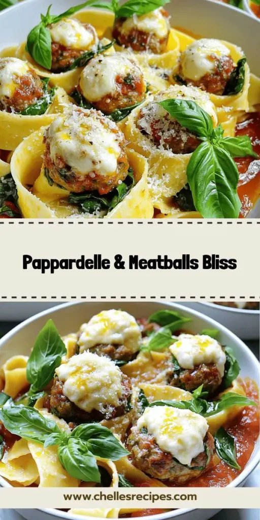 Looking for a flavorful dinner idea? Try pappardelle and stuffed meatballs! This delicious dish combines rich flavors and comforting textures, perfect for cozy nights or dinner parties. Discover the essential ingredients, cooking tips, and creative variations to wow your taste buds. Whether you stick to the classic recipe or make it your own, this meal is sure to impress. Click through for the full recipe and start your culinary adventure today!