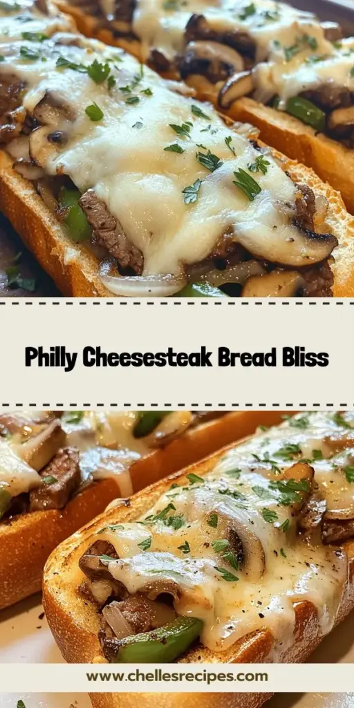 Elevate your snack game with the best recipe for Philly Cheesesteak Cheesy Bread that will leave your taste buds craving more! Discover the perfect blend of ribeye steak, provolone cheese, and vibrant veggies, all nestled in a crispy French baguette. Whether you're throwing a party or indulging in comfort food, this cheesy delight is a must-try. Click through for the full recipe and enjoy creating this mouthwatering masterpiece today!