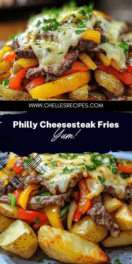 Experience the ultimate comfort food with Philly Cheesesteak Fries! This indulgent dish features crispy fries topped with juicy steak, melted provolone cheese, and sautéed veggies, creating a flavor explosion that’s perfect for parties or a cozy night in. Discover the simple steps to make this delicious treat at home and explore fun variations to suit any taste. Click through to get the full recipe and elevate your snack game today!