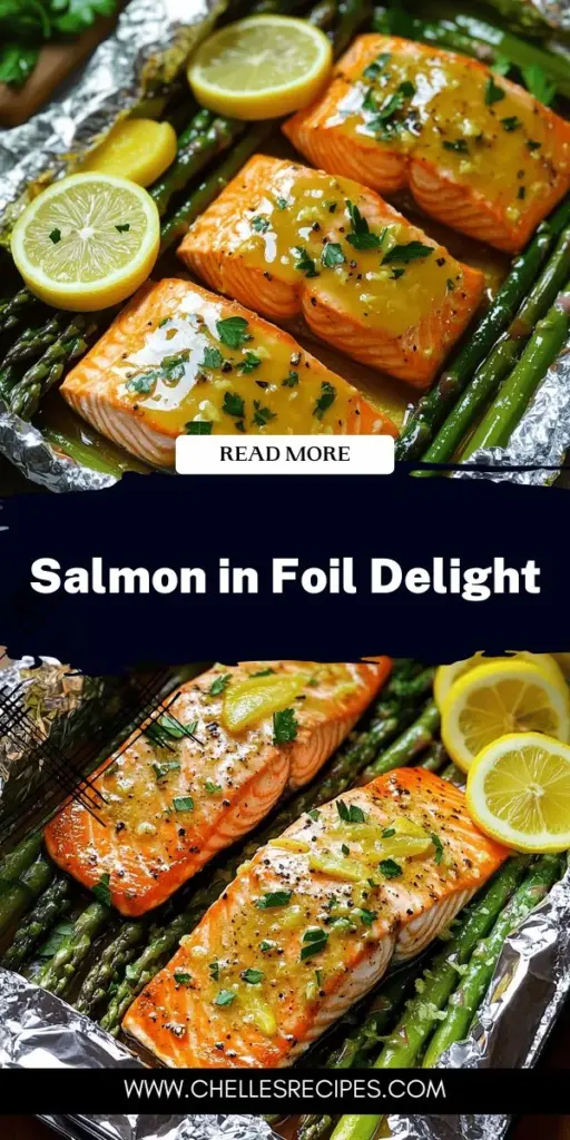 Enjoy a delicious and healthy dinner with baked salmon in foil with asparagus and lemon garlic sauce. This simple recipe highlights fresh ingredients like salmon, asparagus, and a zesty sauce that enhances flavor while making cleanup a breeze. Perfect for home cooks looking to impress, this meal is not only tasty but packed with nutrients. Click through to explore the full recipe and discover how easy it is to create a restaurant-quality dish at home!