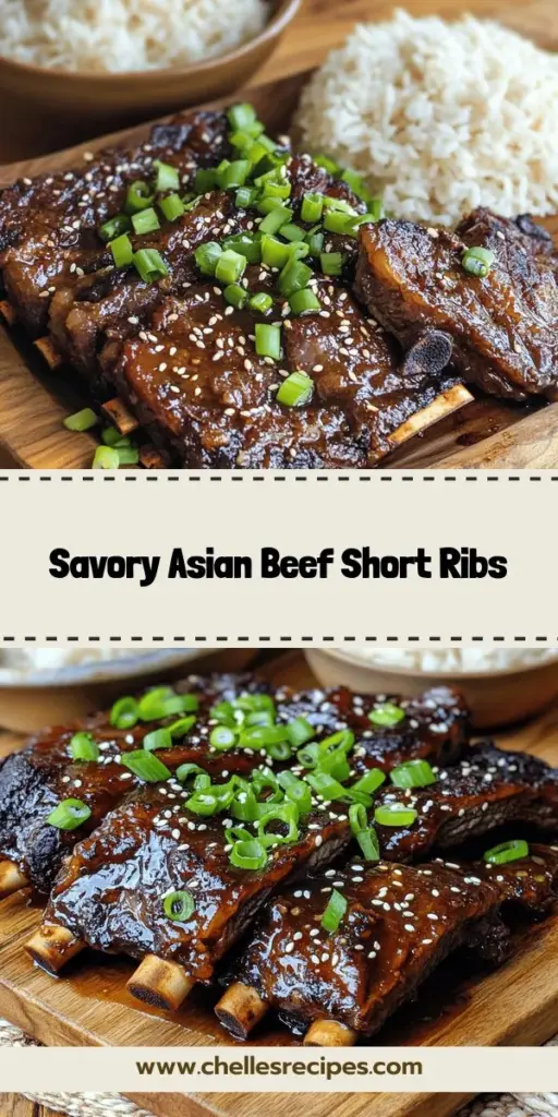 Unlock a world of flavor with this Caramelized Slow Roast Asian Beef Short Ribs recipe! Learn how to create tender, juicy ribs bursting with rich umami and sweet tang using simple ingredients like soy sauce, brown sugar, and garlic. Perfect for impressing family and friends, this dish combines easy techniques for mouthwatering results. Click through to discover the full recipe and elevate your cooking game today!