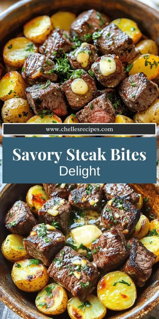 Discover the ultimate recipe for Garlic Butter Steak Bites and Potatoes that will elevate your dinner game! This savory delight combines tender steak with creamy, flavorful potatoes, all coated in a rich garlic herb butter. Perfect for any occasion, this easy-to-follow recipe includes expert tips and substitutions to suit any taste. Click through to explore the full recipe and transform your meal into a mouthwatering feast!