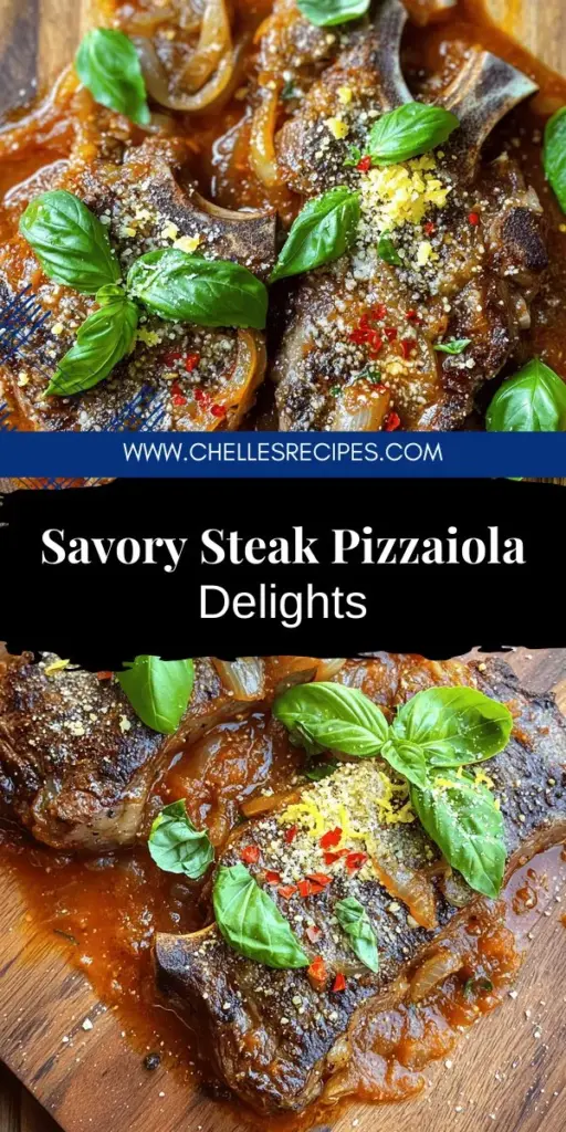 Discover the irresistible flavors of Steak Pizzaiola, a classic Italian dish that combines tender steak with a rich pizzaiola sauce. In this post, you'll find a detailed guide to essential ingredients, easy cooking steps, and unique variations to customize your dish. Whether you're a seasoned cook or a beginner, this recipe will impress your loved ones. Click through for the full recipe and savor every bite of this comforting meal!