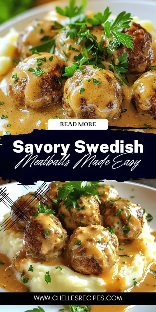 Discover the ultimate comfort food with my Easy Swedish Meatballs recipe! Perfect for beginners and seasoned chefs alike, these tender meatballs are made with simple ingredients and drizzled with a creamy sauce that elevates every bite. You'll learn everything from mixing and cooking techniques to delicious serving suggestions. Ready to impress your family or guests? Click through for the full recipe and make mealtime unforgettable!