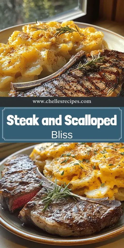 Elevate your dinner experience with this mouthwatering ribeye steak and cheesy scalloped potatoes recipe. Learn how to achieve perfectly cooked ribeye paired with creamy, cheesy potatoes that are sure to impress! This guide covers essential ingredients, step-by-step instructions, and tips to enhance flavors. Ready to delight your taste buds? Click through to explore the full recipe and uncover the secrets to a delicious meal!
