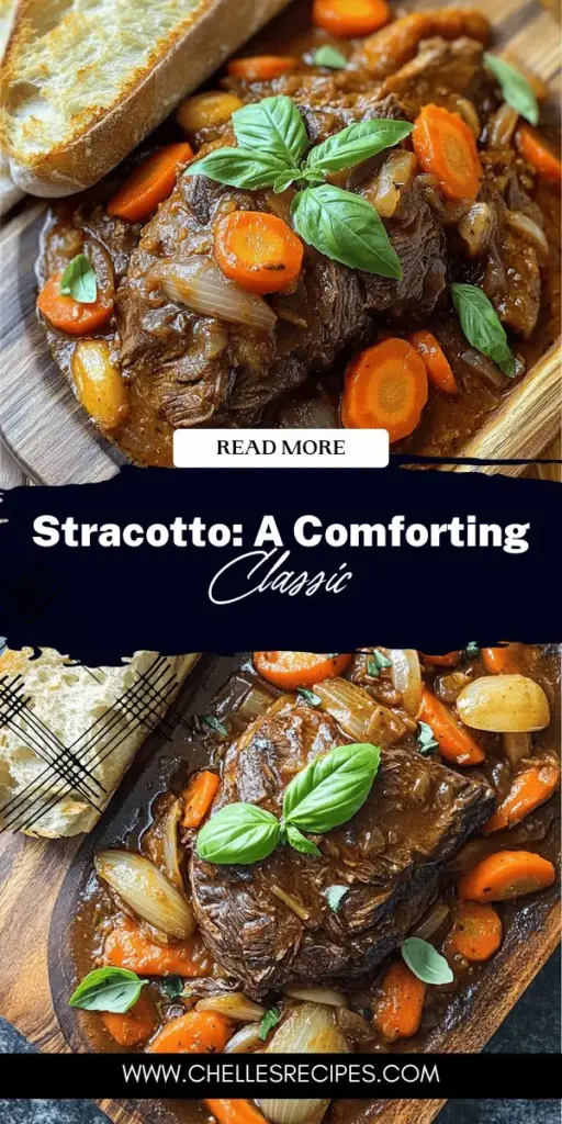 Experience the heartwarming flavors of Italian pot roast, or Stracotto alla Fiorentina. This comforting dish features tender chuck roast slow-cooked to perfection with fresh vegetables, rich seasonings, and a touch of balsamic vinegar. Whether for a family dinner or special occasion, it's a delicious way to bring everyone together. Ready to impress your loved ones? Click now to explore the full recipe and elevate your cooking today!