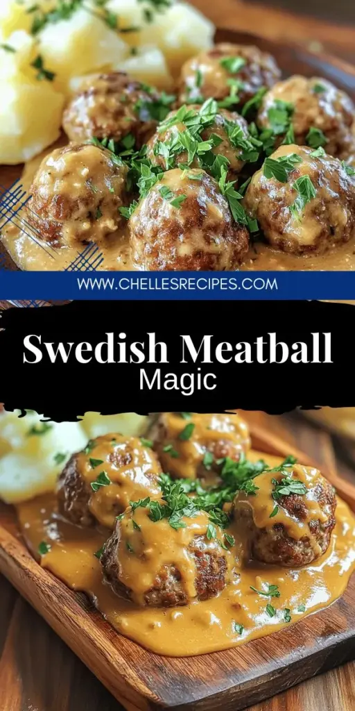 Discover the ultimate comfort food with our Savory Swedish Meatball Bliss recipe! This delicious dish combines ground beef and pork, spices, and a creamy sauce for a meal your family will love. Follow our simple step-by-step instructions to create tender meatballs and a rich gravy that pairs perfectly with traditional sides. Ready to impress your taste buds and elevate your dining experience? Click through for the full recipe and start cooking today!