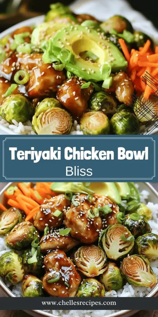 Satisfy your cravings with my Teriyaki Chicken Bowls with Crispy Brussels! This quick and nutritious recipe features tender chicken, fresh Brussels sprouts, and homemade teriyaki sauce all packed into one delicious bowl. Perfect for busy weeknights or whenever you need a flavorful meal. Dive into the full recipe now to discover how easy it is to create this healthy dish that your whole family will love! Click to get started on your cooking adventure!