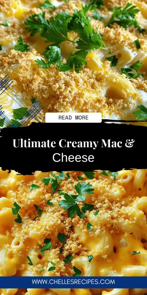 Indulge in the ultimate comfort food with creamy baked mac and cheese! This rich and cheesy delight combines perfectly cooked pasta with a smooth, flavorful cheese sauce for a dish that warms the heart. Discover key ingredients, easy preparation tips, and fun variations that will elevate your mac and cheese game. Ready to impress your family and friends? Click to explore the full recipe and make your own creamy masterpiece today!