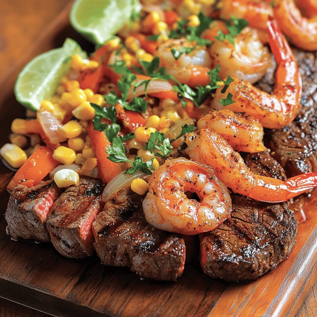 The ultimate Cajun shrimp recipe combines bold flavors and fresh ingredients. At the heart of this dish are the shrimp and steak. For this feast, I use 1 pound of large shrimp, peeled and deveined, and 1 pound of ribeye steak, cut into thick slices. These proteins provide a great base for our flavors.