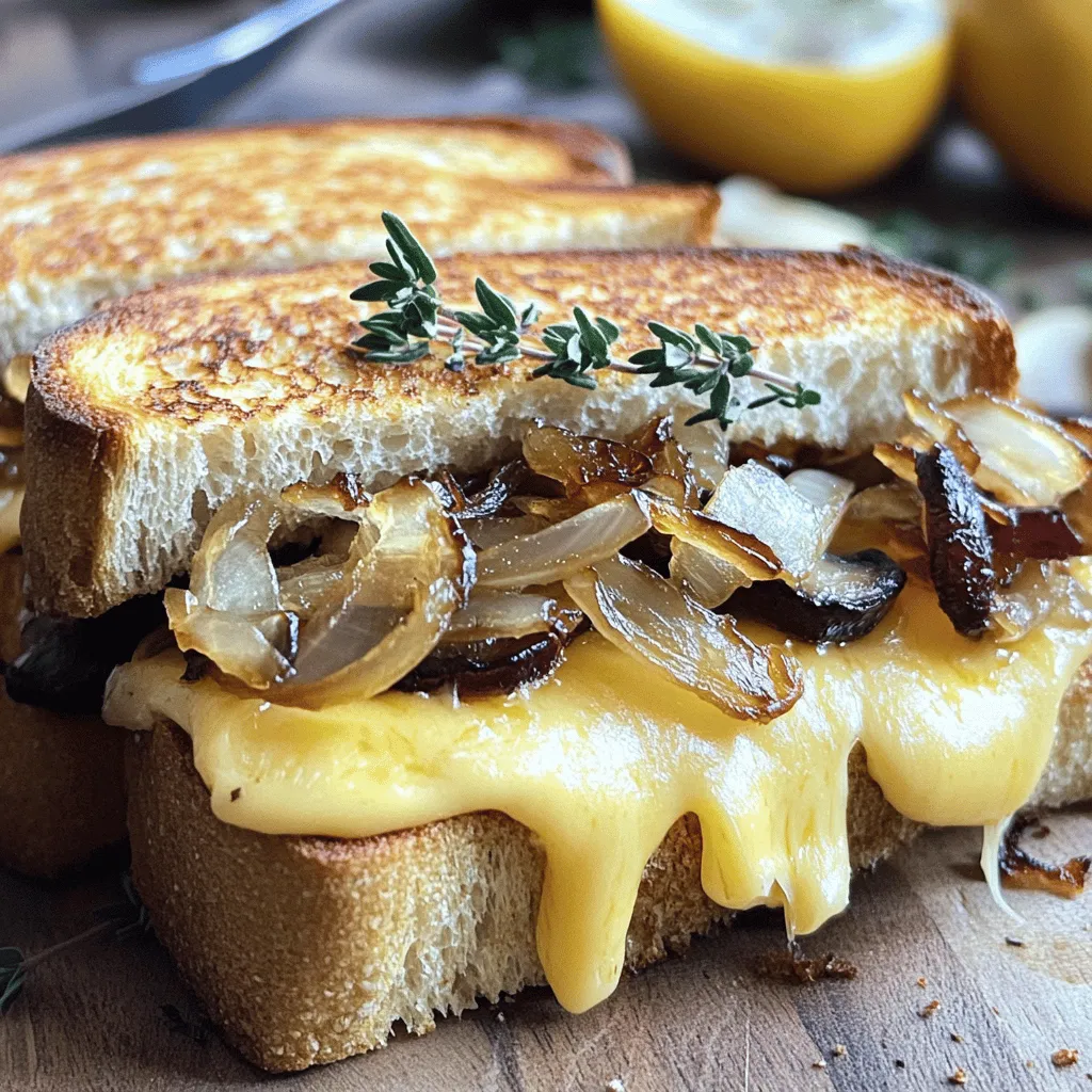 For this grilled cheese recipe, you need simple and fresh ingredients. The key ingredients are: