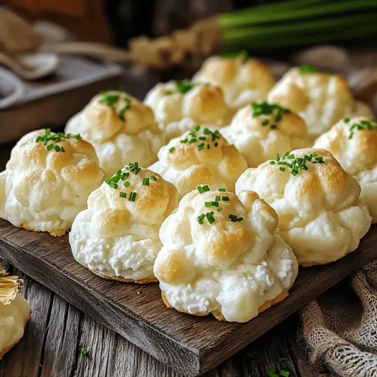 Fluffy cottage cheese cloud bread is a light, airy alternative to regular bread. This easy cloud bread recipe uses cottage cheese, eggs, and a few spices. The result is a soft, fluffy bread that you can enjoy without the carbs of traditional bread.