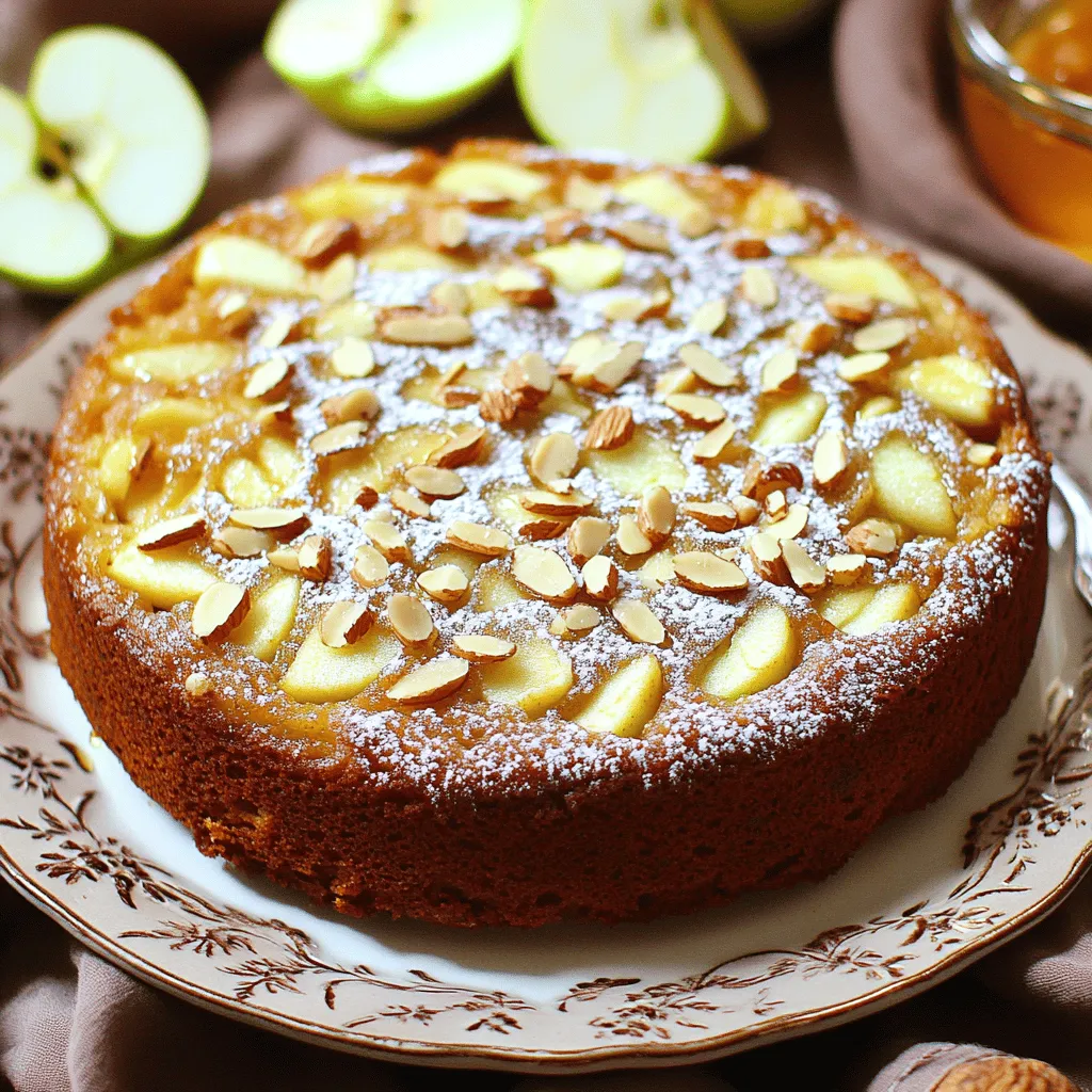 The key ingredients for this honey cake recipe are simple yet flavorful. You will need all-purpose flour and almond flour. I use two cups of all-purpose flour for structure. The almond flour adds a nutty taste and a soft crumb.