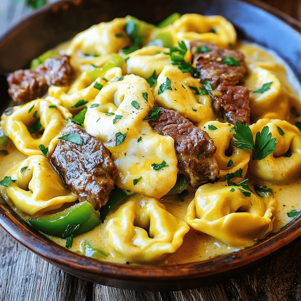 For Savory Cheesesteak Tortellini, you need key items to make it great.