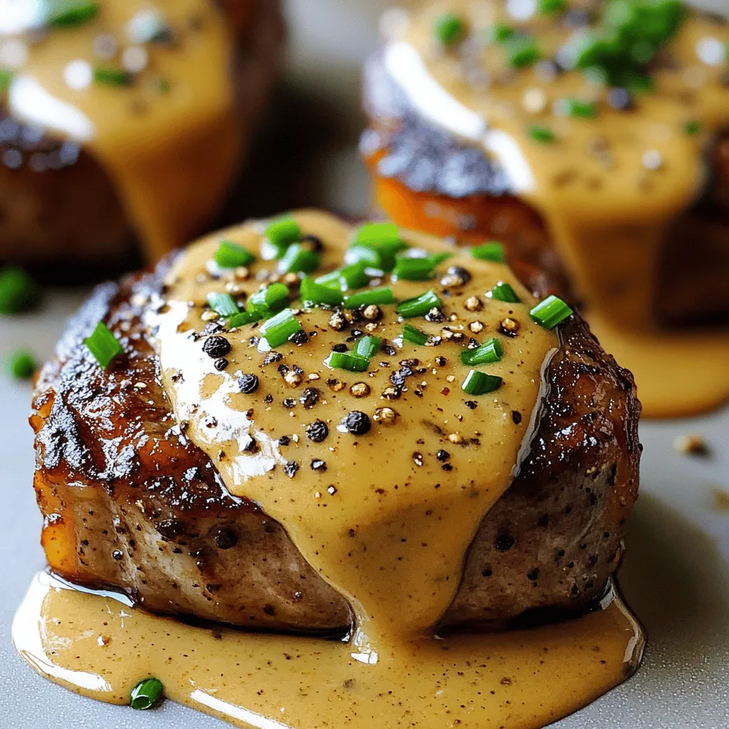 To perfectly sear filet mignon, you need a few simple steps. First, start with high-quality meat. Look for filet mignon that is bright red with good marbling. This fat will help keep it juicy. Next, take the steak out of the fridge and let it sit for 15-20 minutes. This helps it cook evenly.