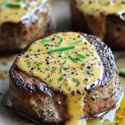 Seared Filet Mignon with Shallot Peppercorn Cream Sauce Guide