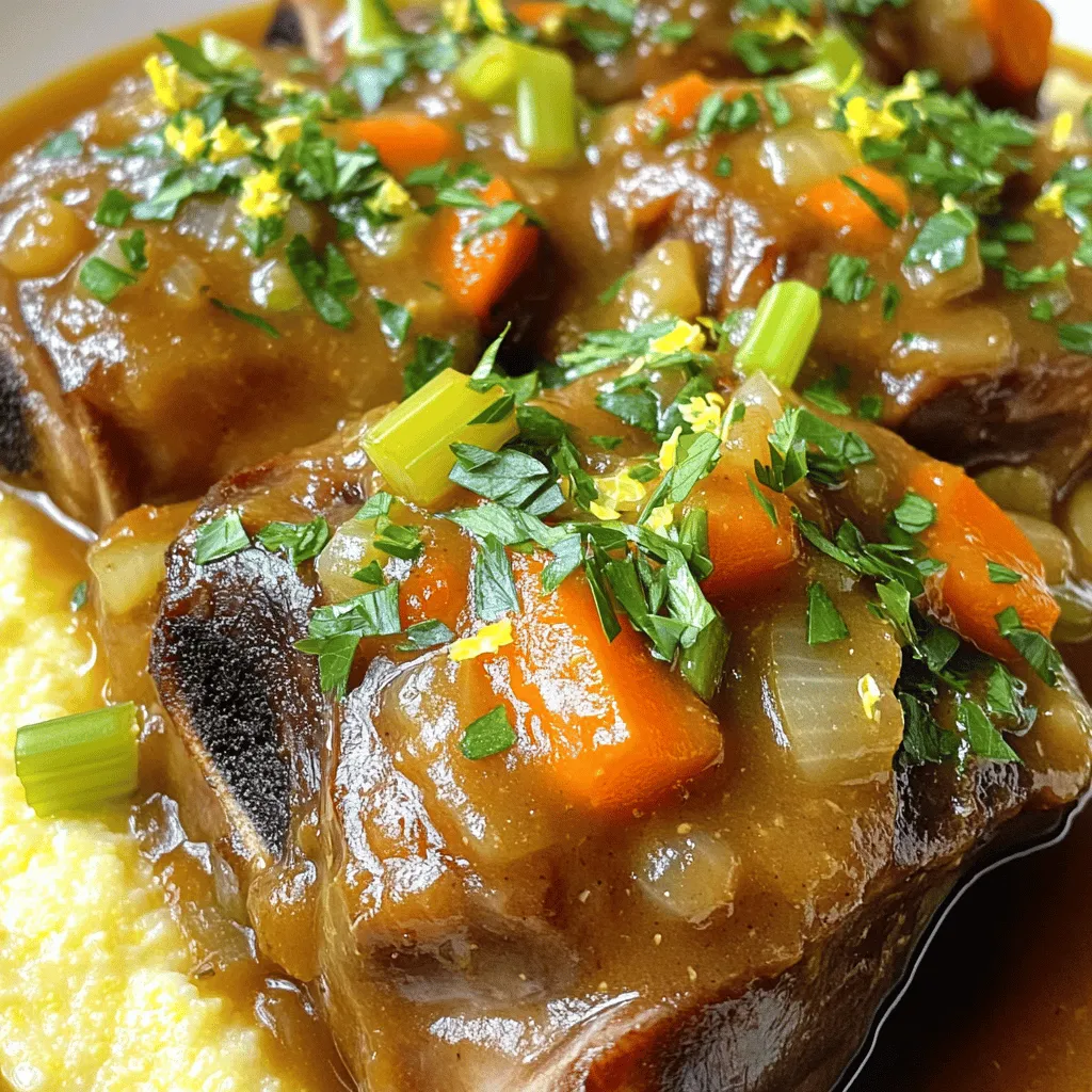 To make a great braised pork osso bucco, start with the right ingredients. The main star is pork shanks. These cuts are rich and meaty. Look for four pieces, about two inches thick. This gives you the best flavor.