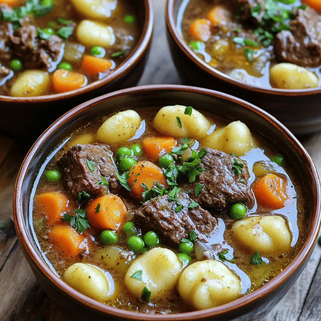 The main star of this dish is the beef. I like using beef chuck, as it becomes tender when cooked. You want about one pound, cut into cubes. This cut has a good balance of meat and fat.