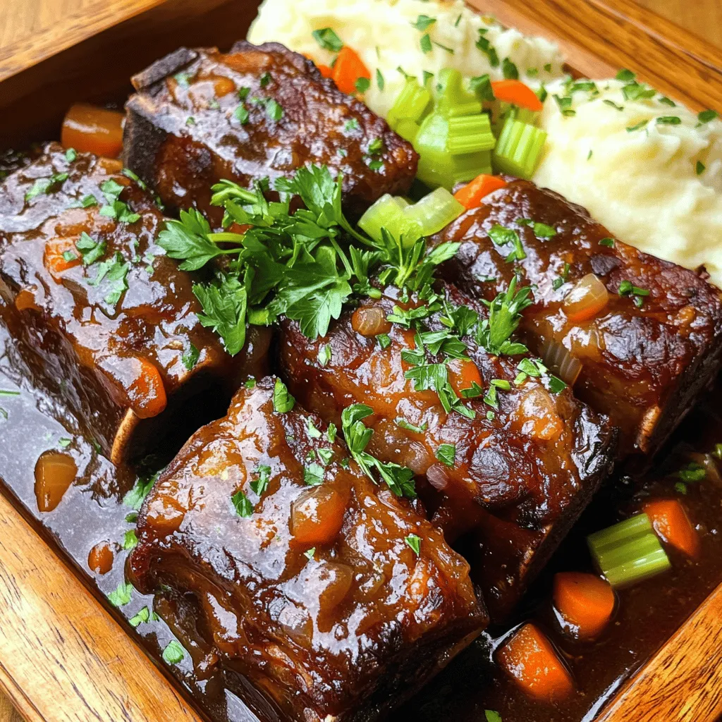 Irish whiskey braised short ribs are rich and tender. They capture the heart of comfort food. The whiskey adds a unique depth. It gives the dish a sweet, smoky flavor.