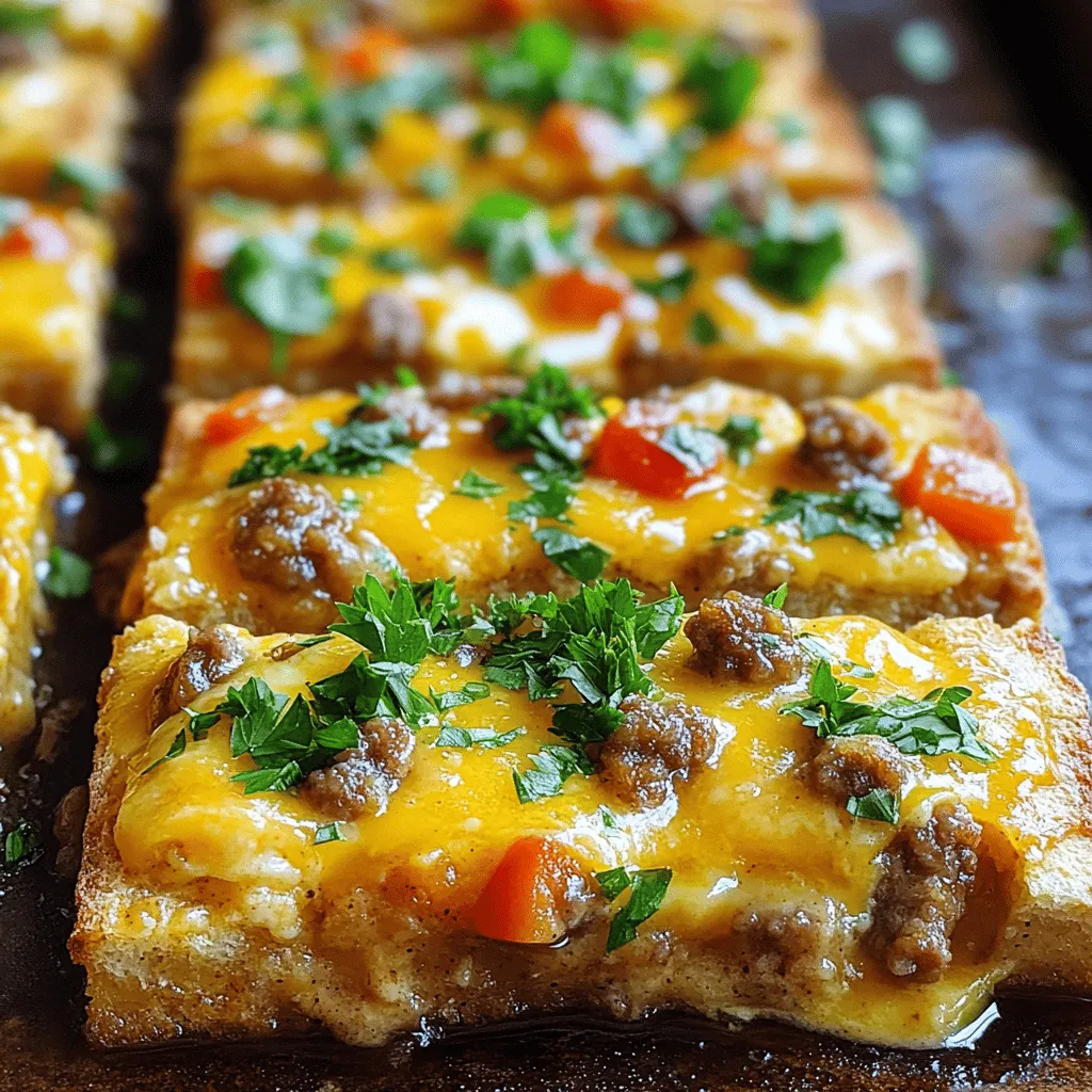 The Fireman's Overnight Breakfast Casserole needs simple and fresh ingredients. You will use a loaf of crusty French bread, cubed. This bread soaks up all the flavors. Next, use 8 large eggs and 2 cups of whole milk. These form the base of the casserole.
