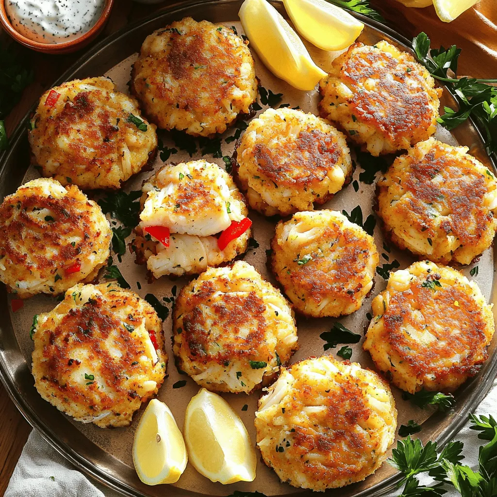 Maryland crab cakes shine with fresh, simple ingredients. The star is lump crab meat. This meat comes from the body of the crab and has a sweet, delicate flavor. It holds its shape well and gives the cakes a rich texture.