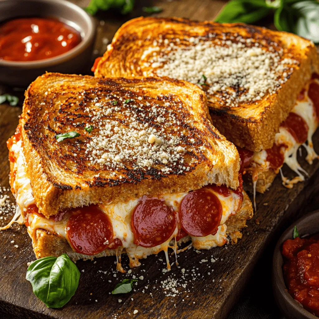 To make the best homemade pizza grilled cheese, you need a few key ingredients. Here is a list of what you will need.