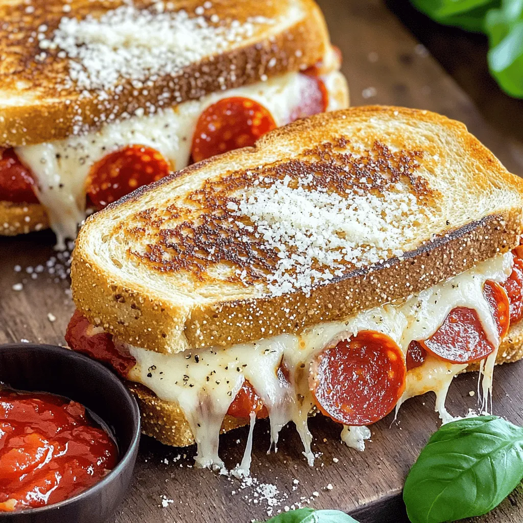 To make the best homemade pizza grilled cheese, you need a few key ingredients. Here is a list of what you will need.